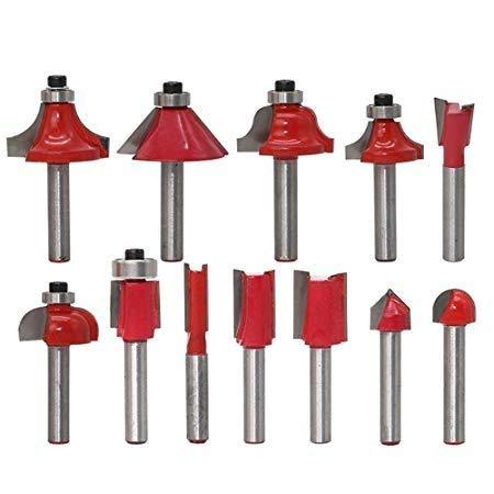 0406 -12 / 15pcs Milling Cutter Router Bit Set 0406 -12 / 15pcs Milling Cutter Router Bit Set